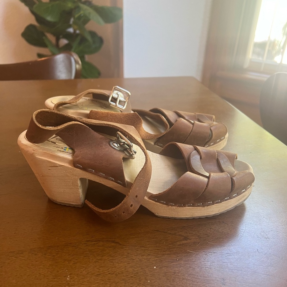 Lotta from Stockholm Leather Clogs